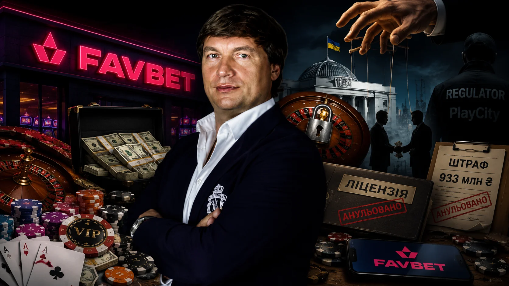 Аннулированные лицензии Favbet, вилла в Хорватии и офшоры в девяти странах: что известно о Матюхе Андрей Матюха на фоне аннулированных лицензий Favbet и регулятора PlayCity