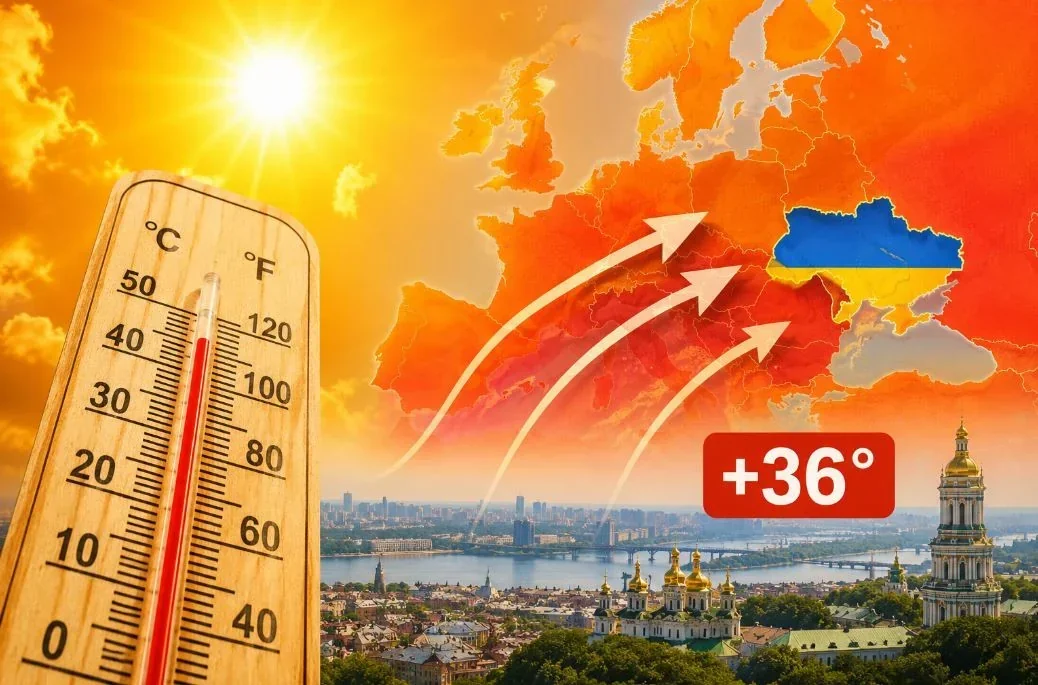Спека в Україні: термометр показує +36° на мапі з прогнозом липневої спеки
