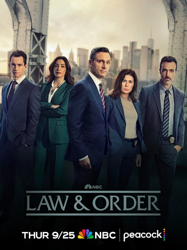 Актерский состав сериала «Закон и порядок» на промо-постере NBC