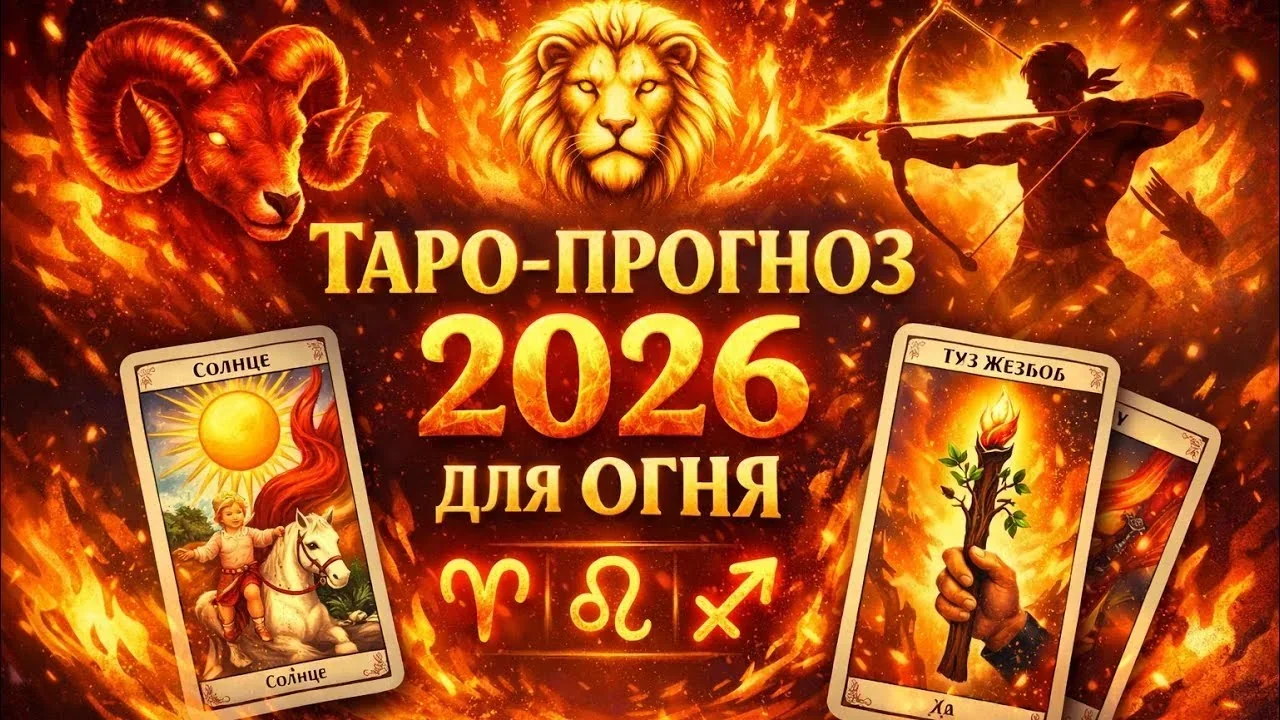 Таро-прогноз 2026 для вогняних знаків: Овен, Лев і Стрілець