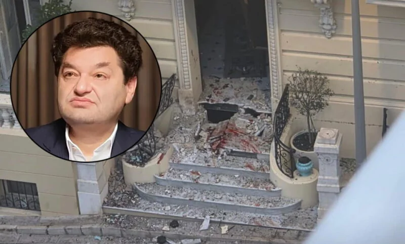 Місце вибуху в Монако з портретом олігарха Єрмолаєва