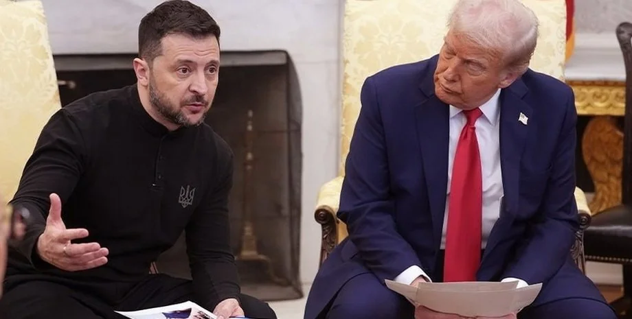 Зеленський і Трамп під час зустрічі в Овальному кабінеті щодо шансів України на перемогу