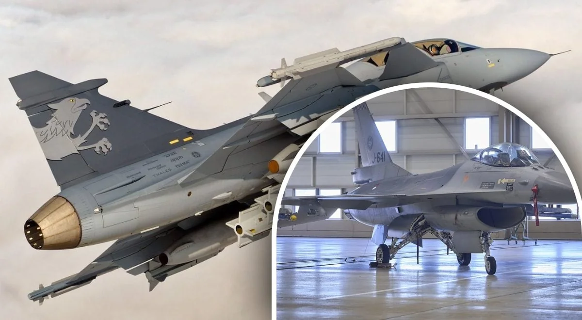 Літаки Gripen та F-16 як варіанти для Повітряних сил України