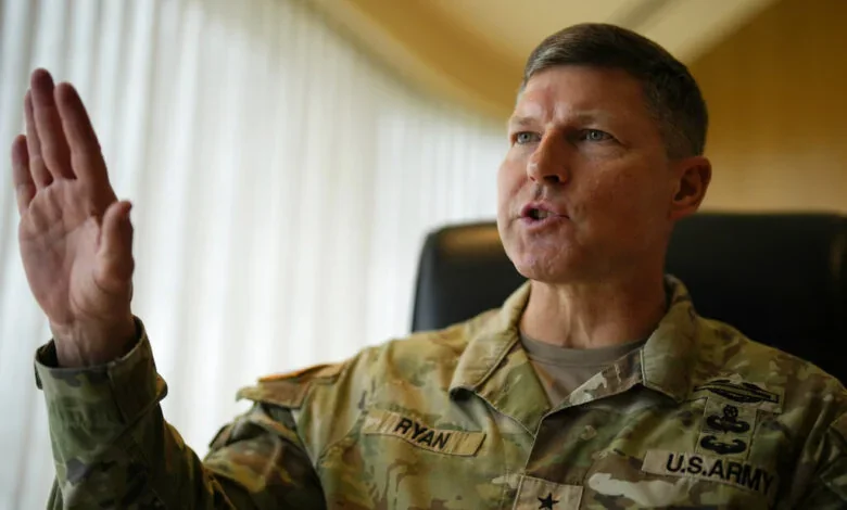 Генерал Раян у формі США коментує досвід України у війні