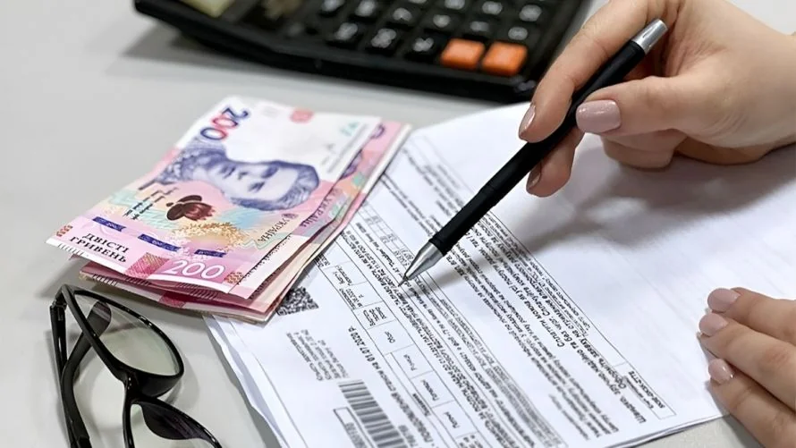 Заповнення заяви на субсидію з українськими гривнями та документами