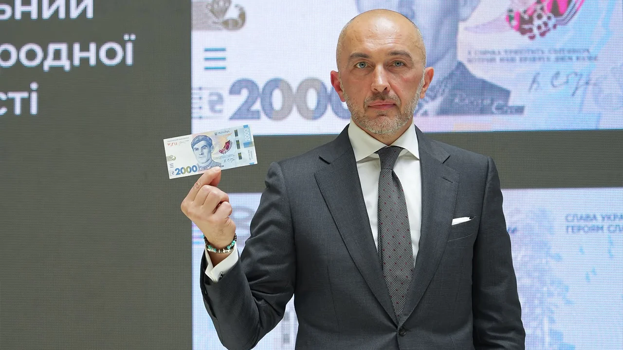 Андрій Пишний презентує нову банкноту 2000 гривень НБУ