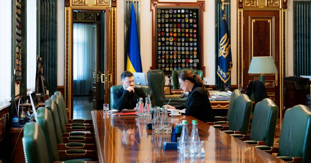 Зеленський та Свириденко на засіданні щодо змін у Кабінеті Міністрів