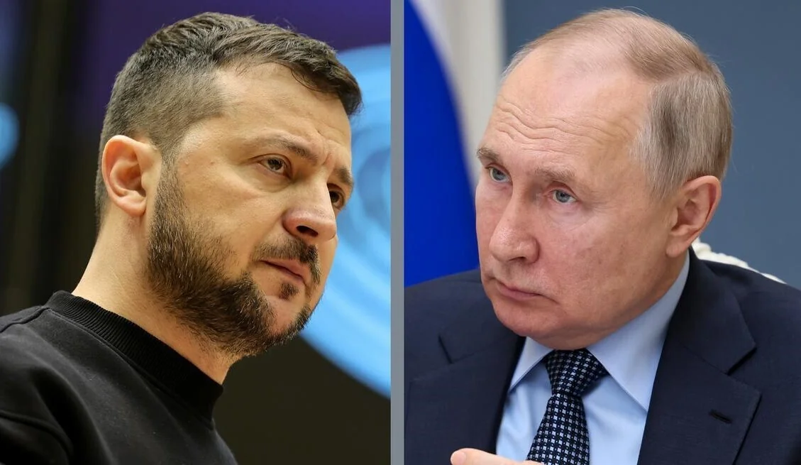 Владимир Зеленский и Владимир Путин о поддержке мира